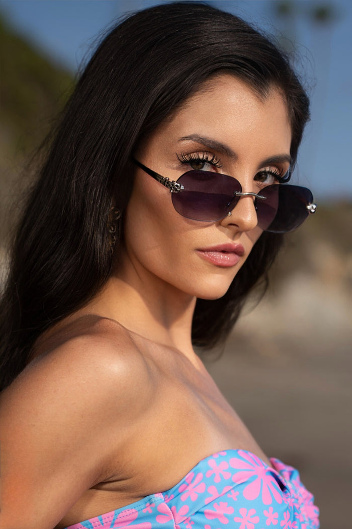 Silvery Grey Sunglasses