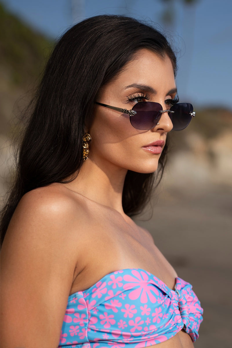 Silvery Grey Sunglasses