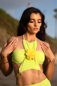 Lime Fleur Bikini